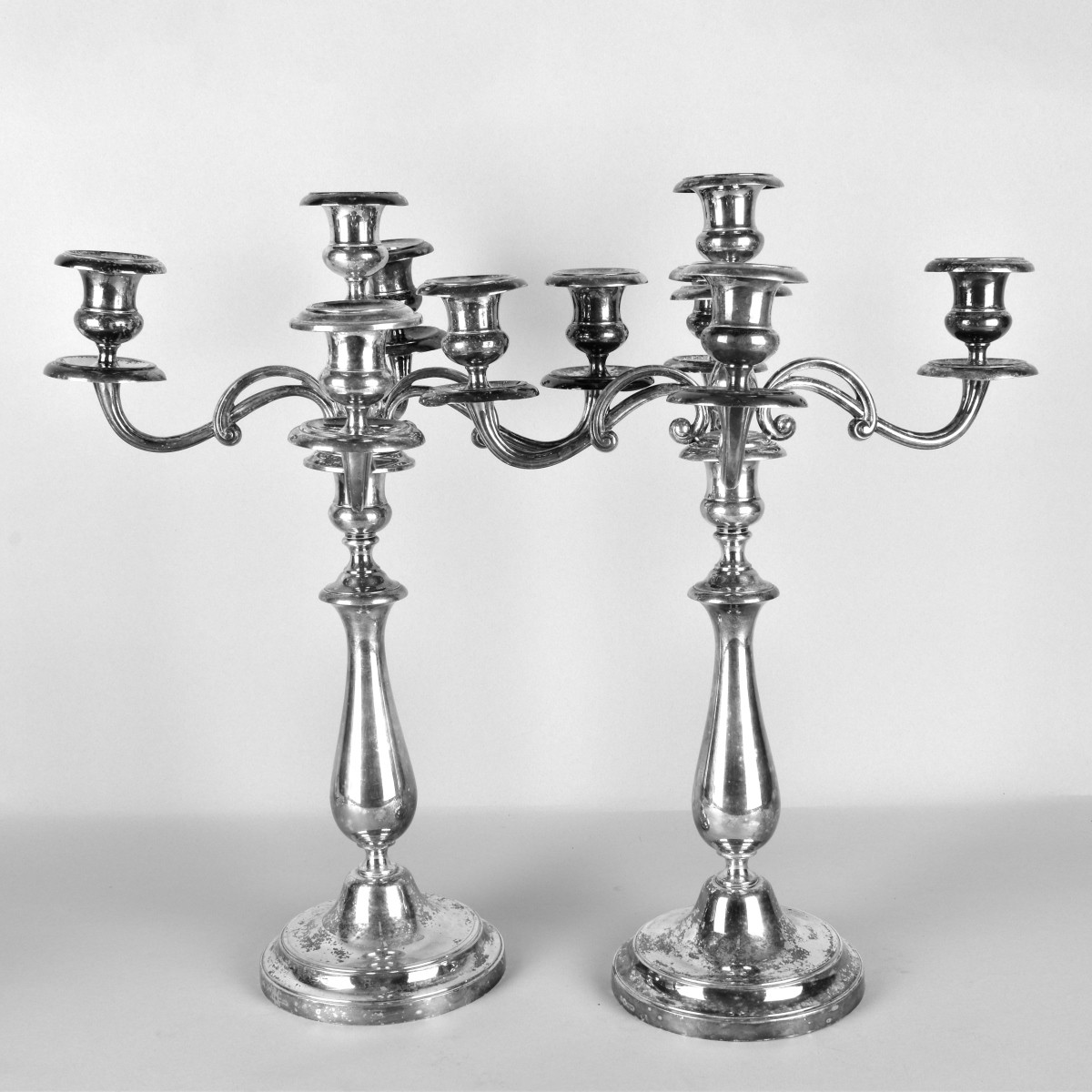 Christofle Regency Style Four Arm Candelabra