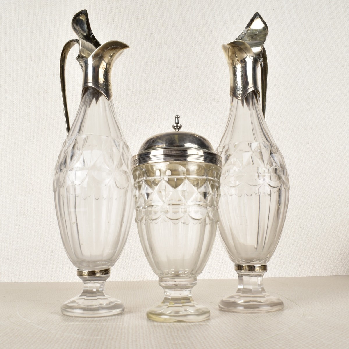 English Sterling Silver Cruet Set