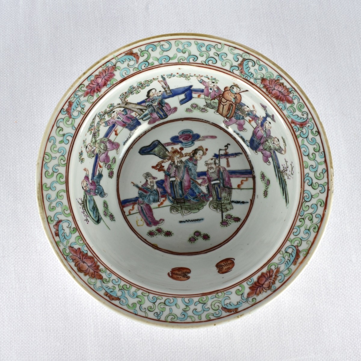 20th Century Chinese Famille Rose Bowl