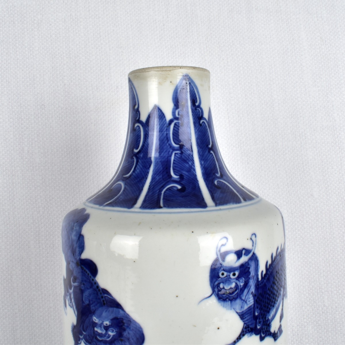 19th Century Chinese Blue and White Vase