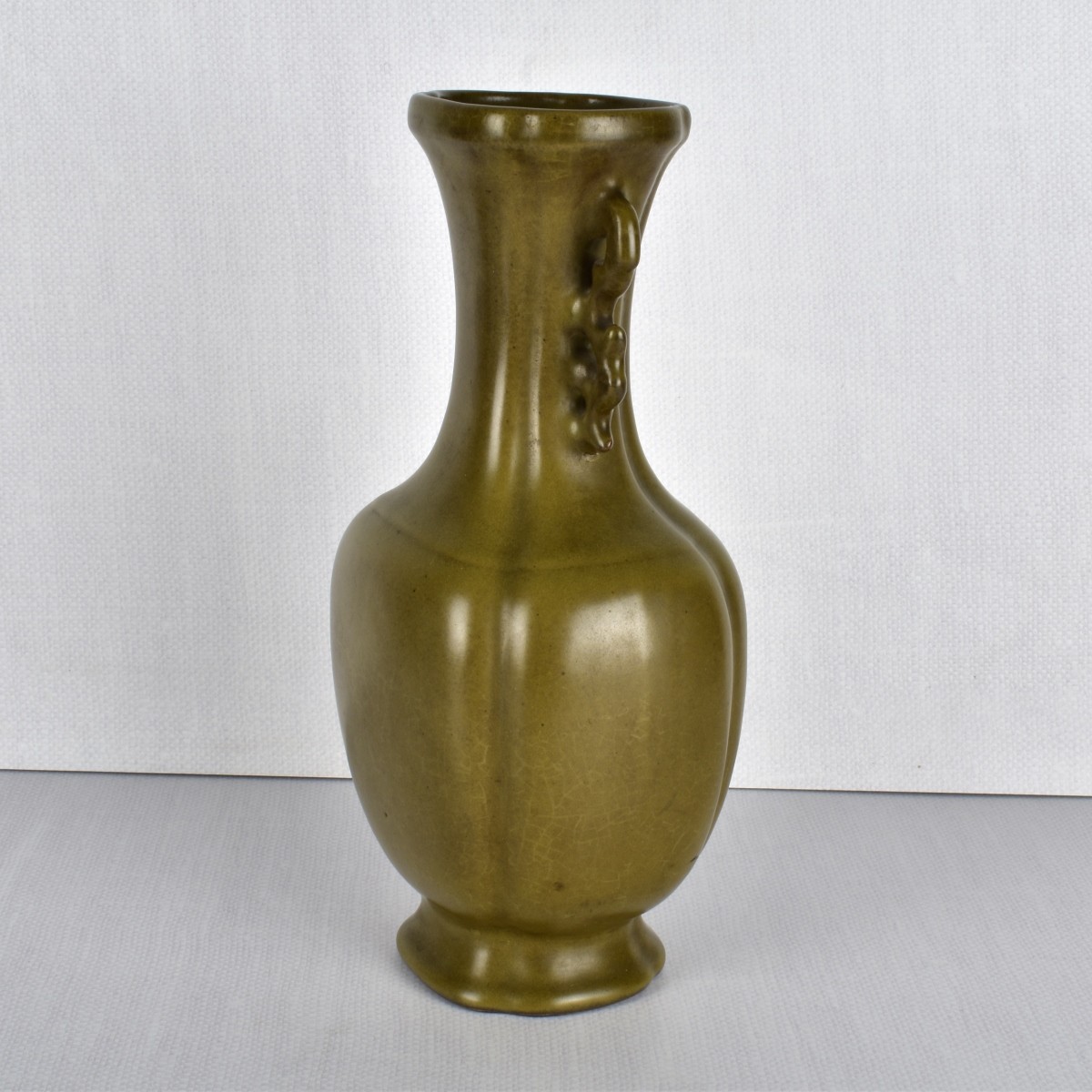 20th Century Chinese Tea Dust Porcelain Vase