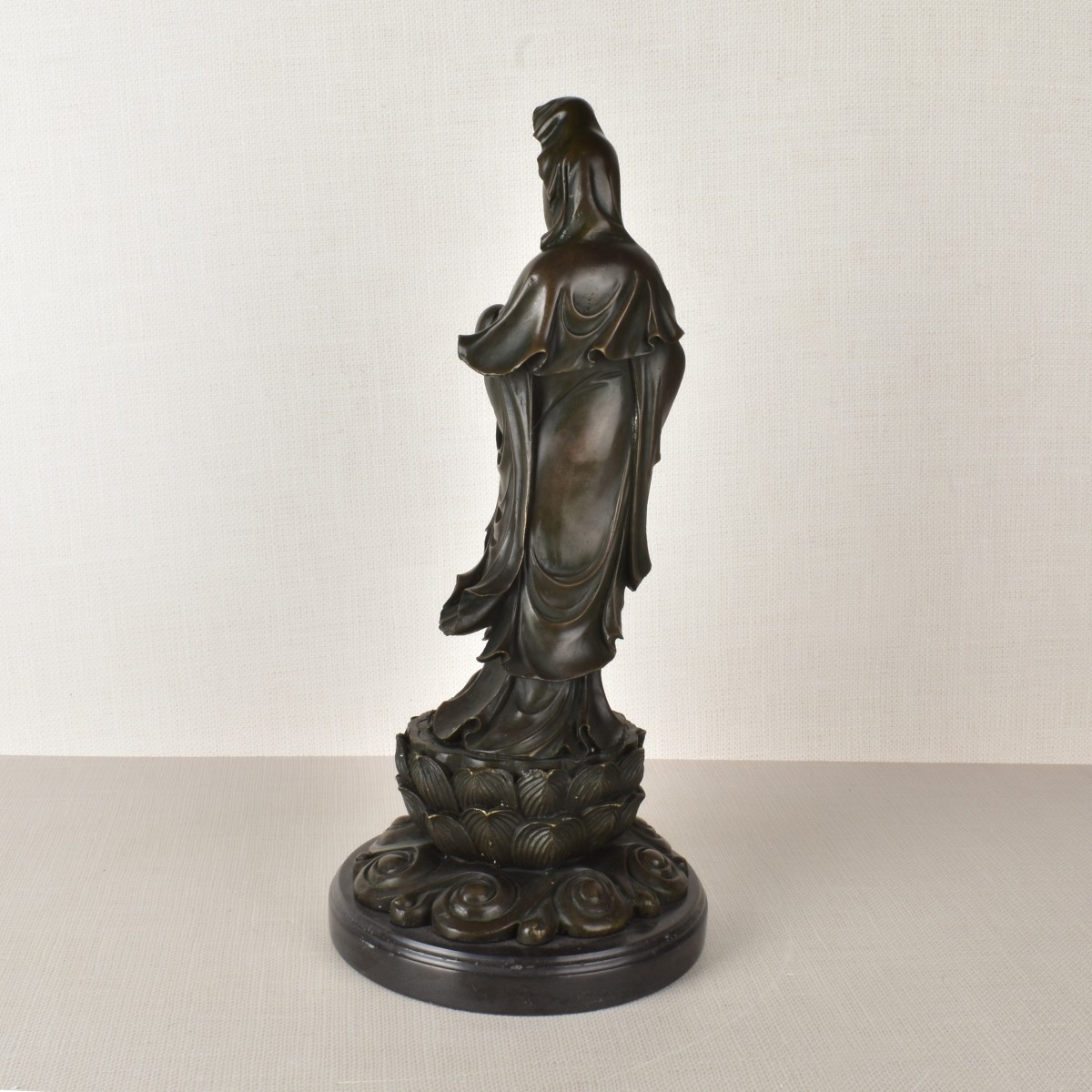 Chinese Bronze Figure of a Chinese Guanyin