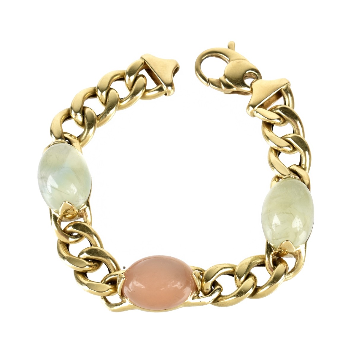 18K and Quartz Bracelet