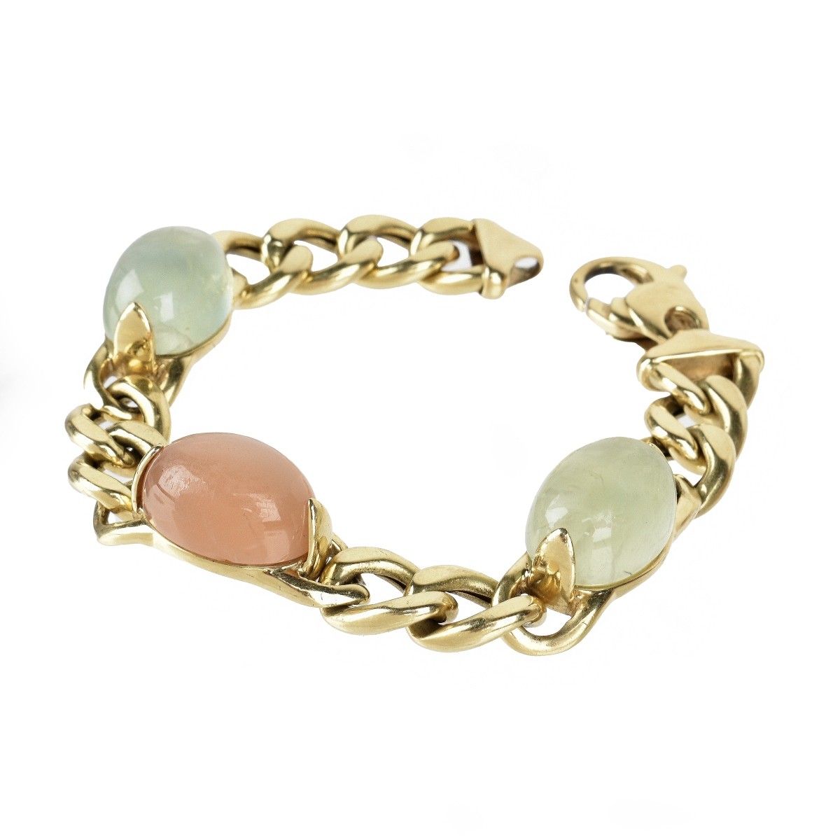 18K and Quartz Bracelet