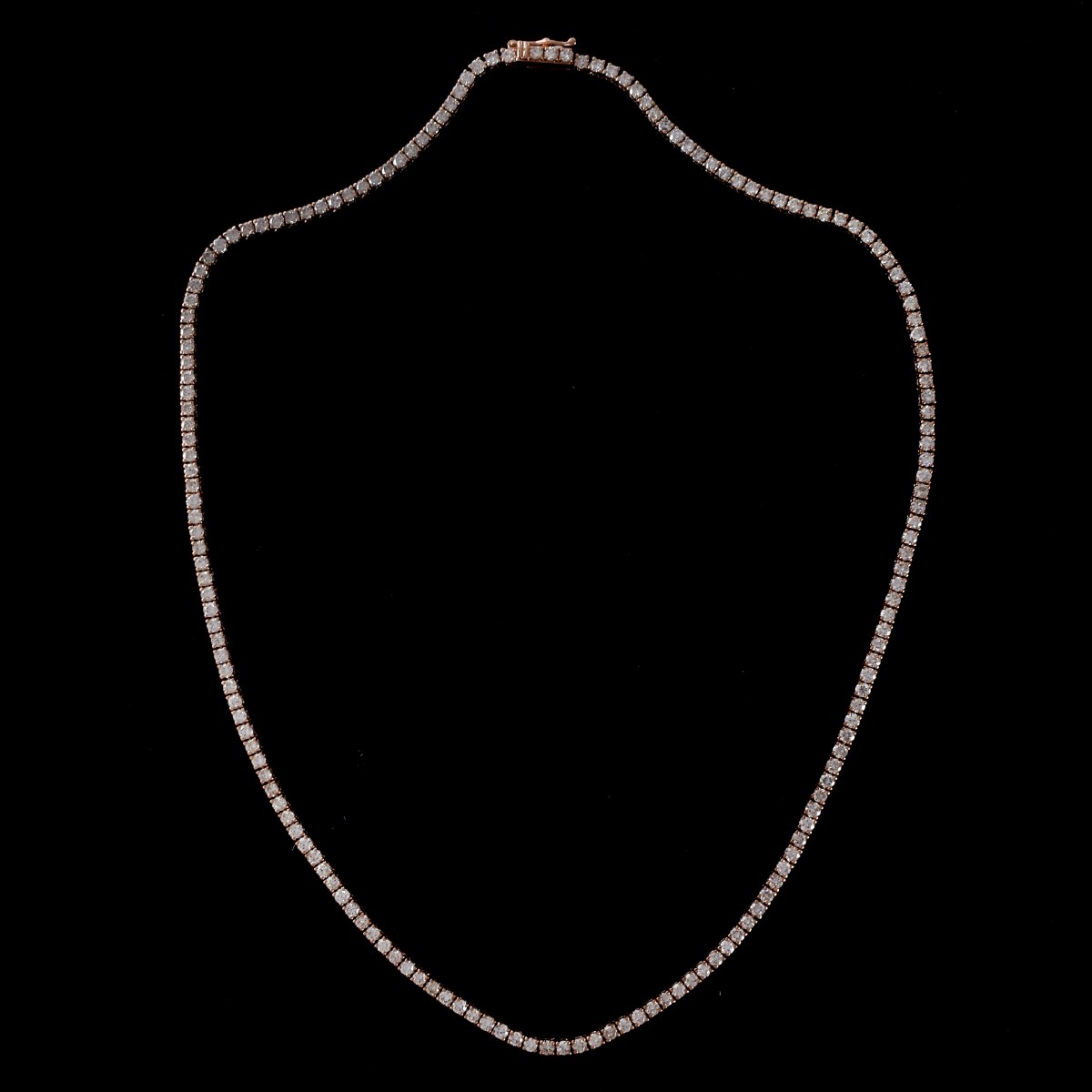 Diamond and 14K Necklace