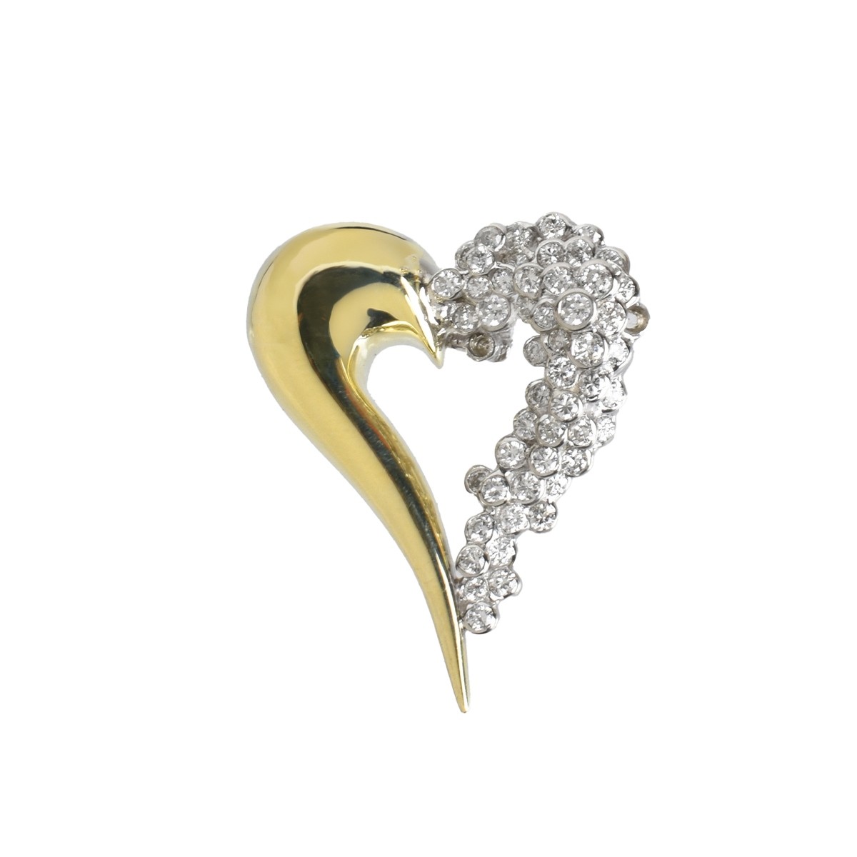 Diamond and 14K Pendant