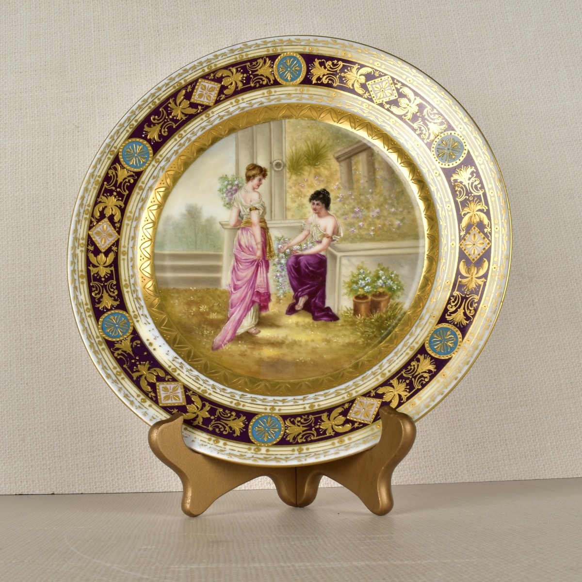 Royal Vienna Porcelain Cabinet Plate