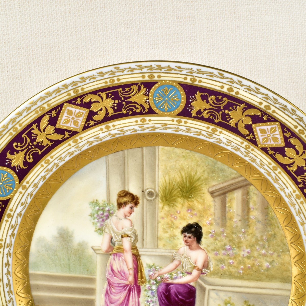 Royal Vienna Porcelain Cabinet Plate