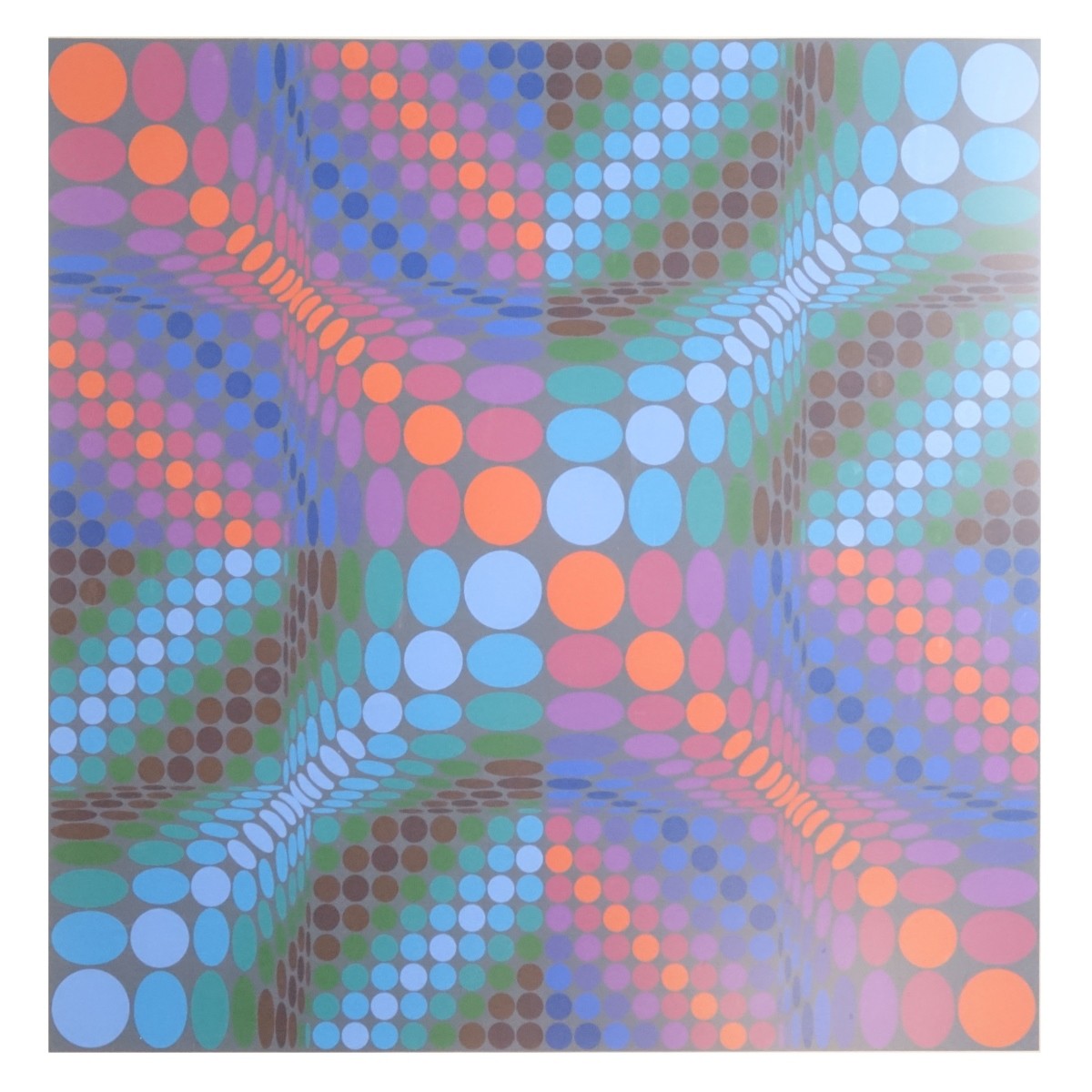 Victor Vasarely, Hungarian (1906 - 1997) Serigraph