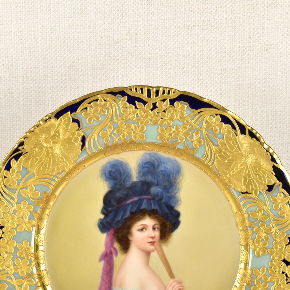 Royal Vienna Portrait Plate