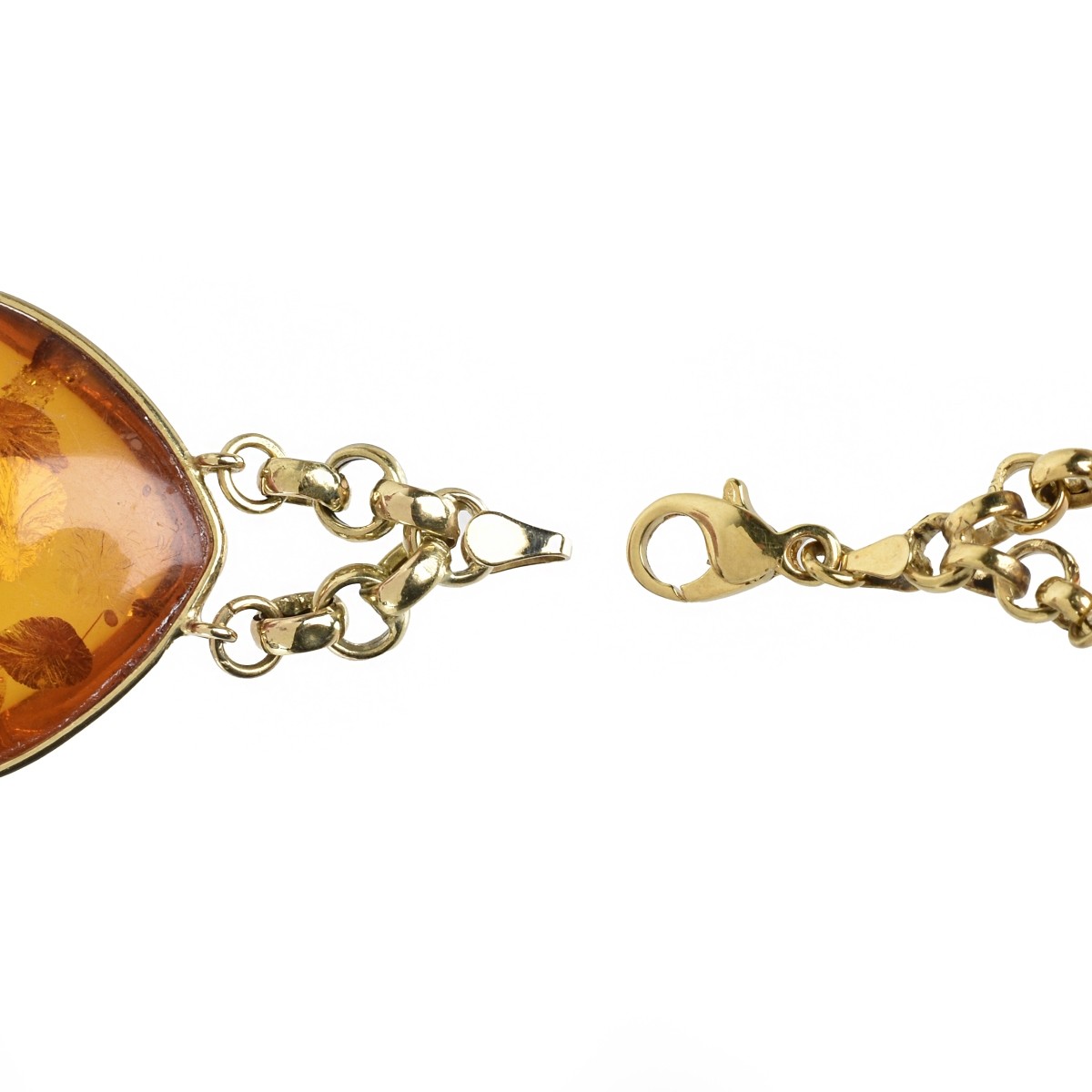 18K and Amber Bracelet