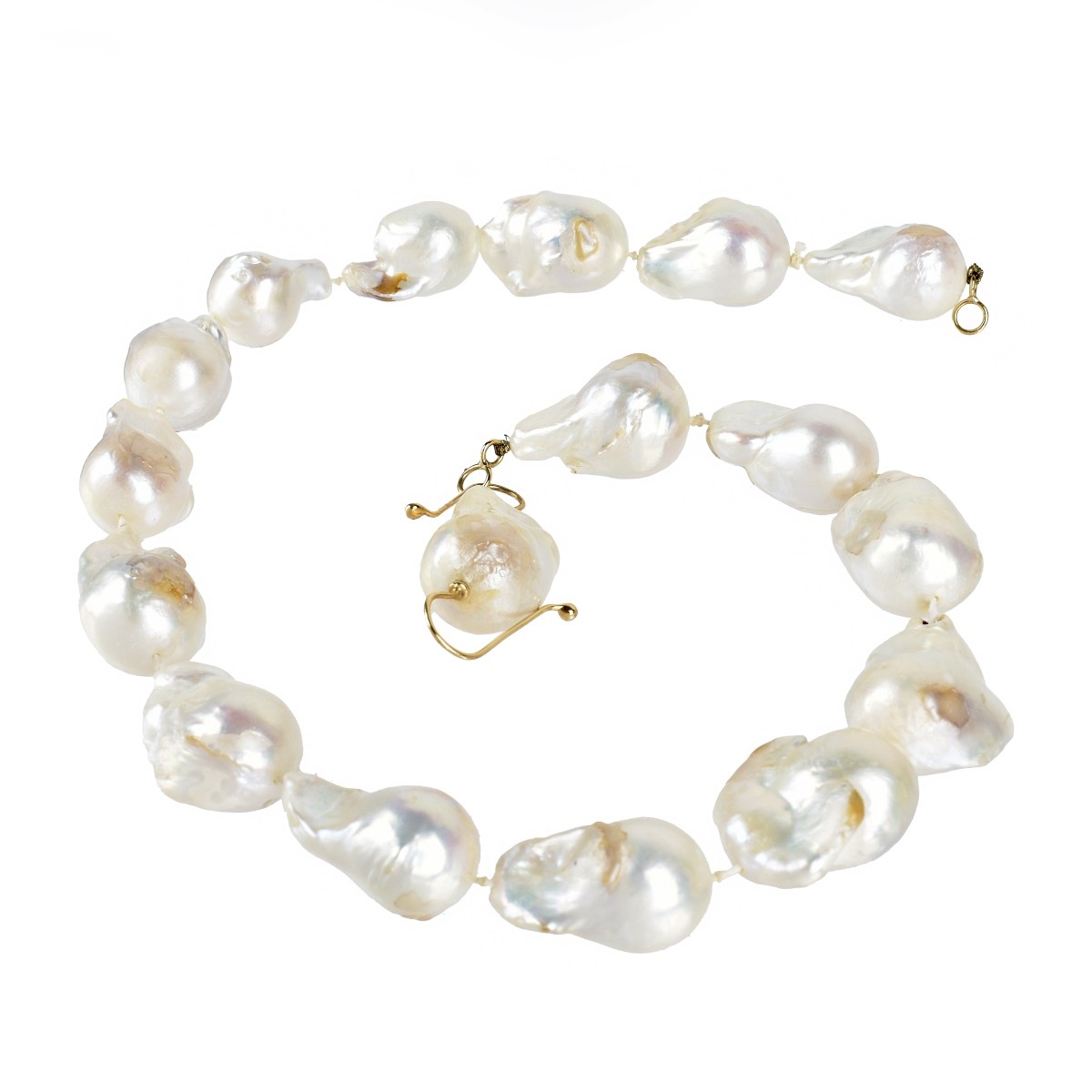 Pearl and 14K Necklace