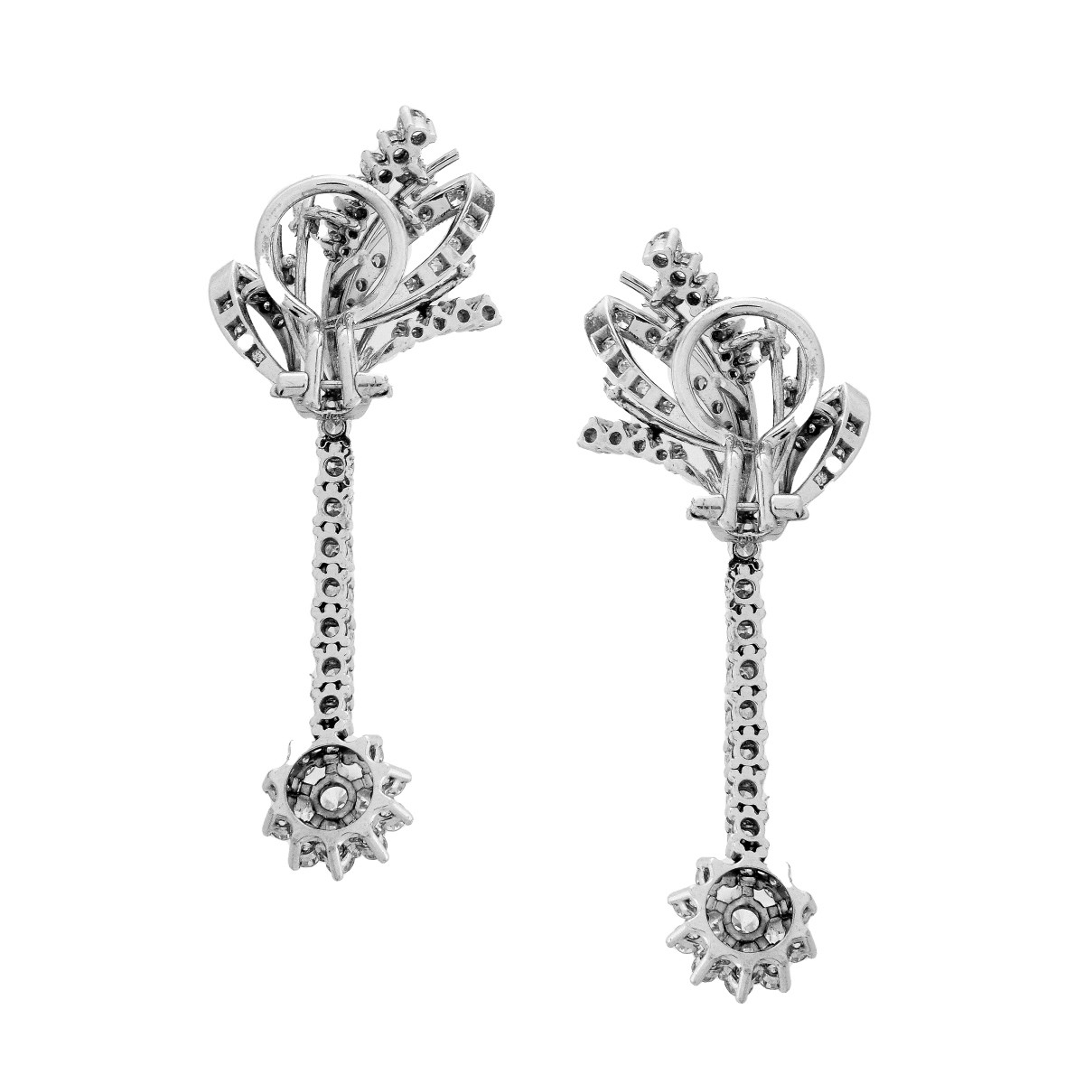 Diamond and 18K Earrings.