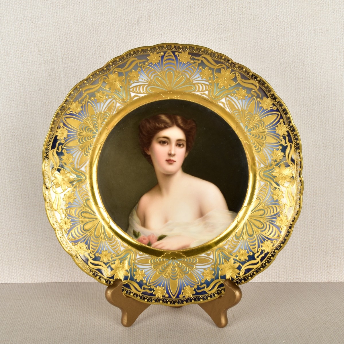 Royal Vienna Portrait Plate