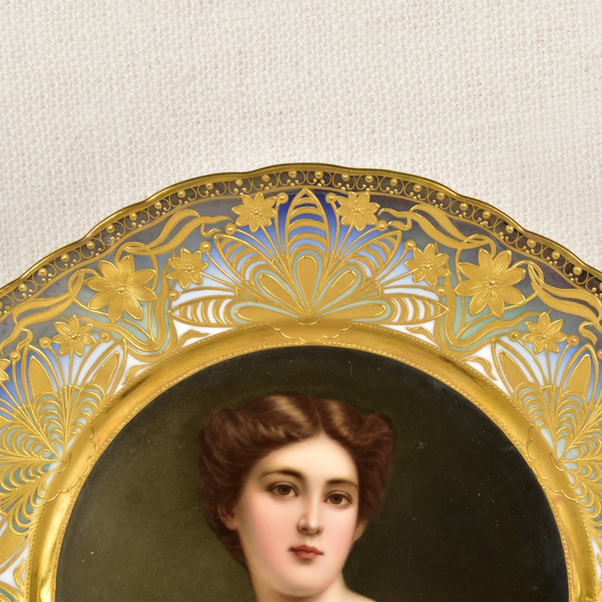 Royal Vienna Portrait Plate