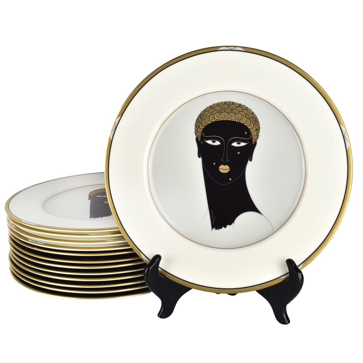 Erte Service Plates