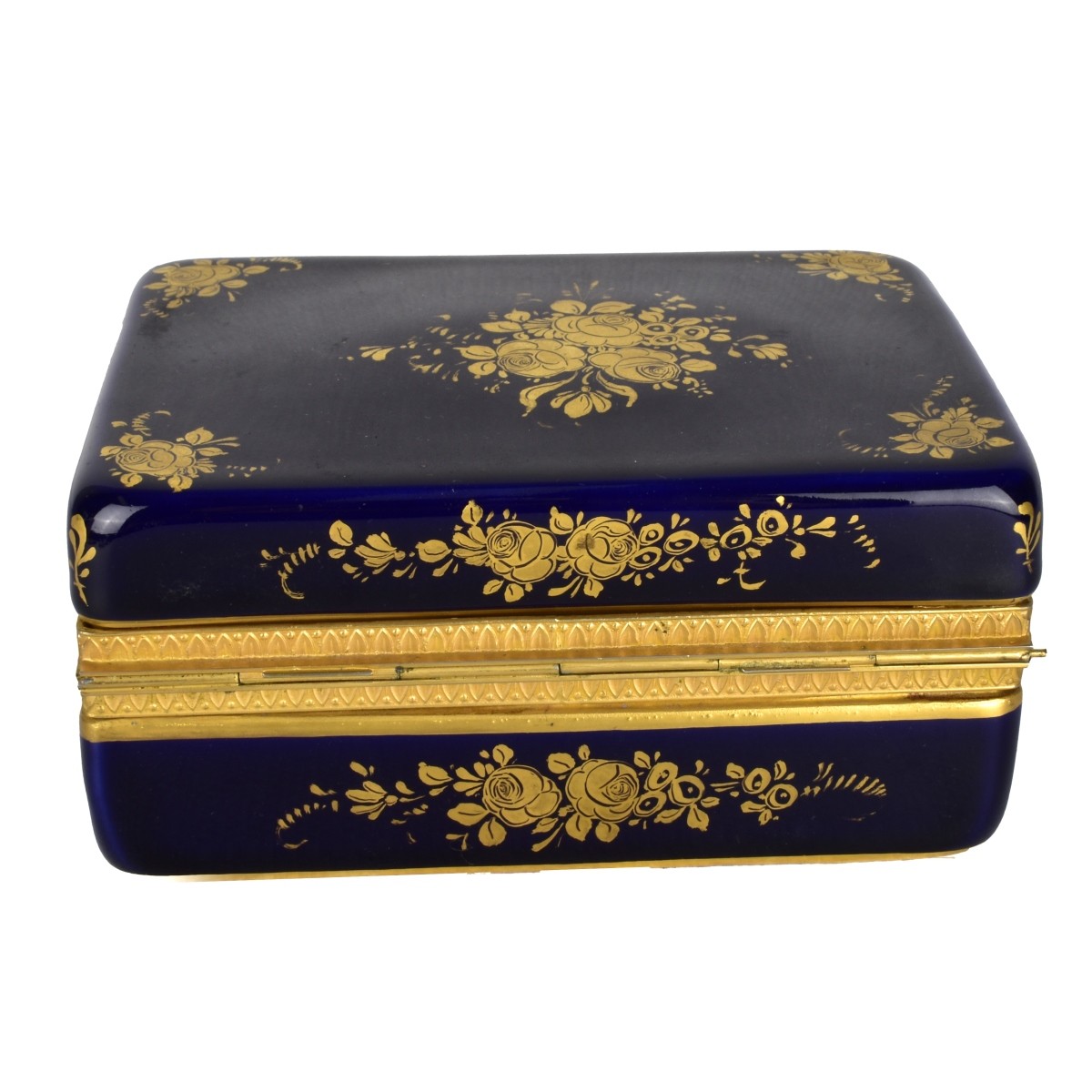 French Porcelain Casket / Box