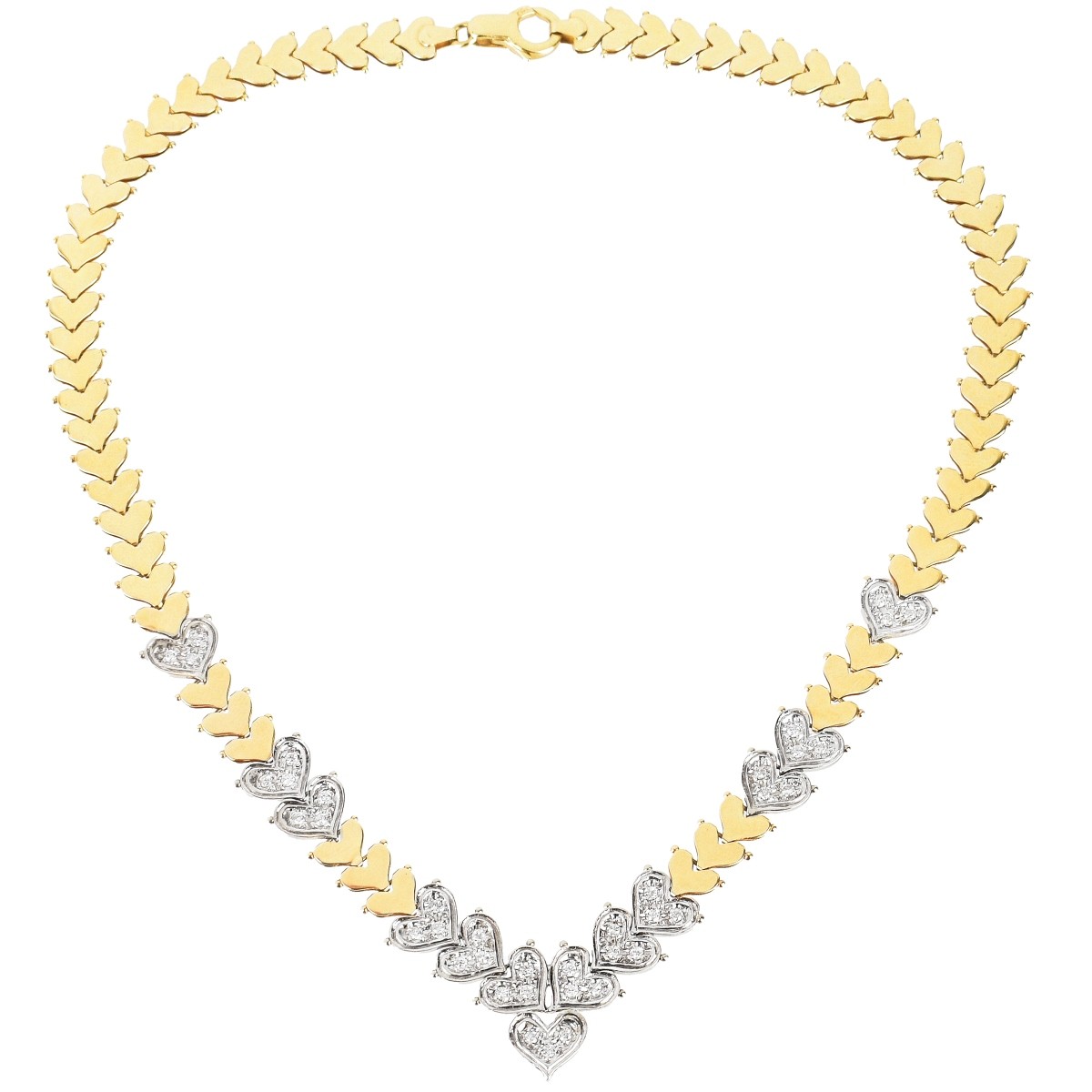 Diamond and 14K Necklace