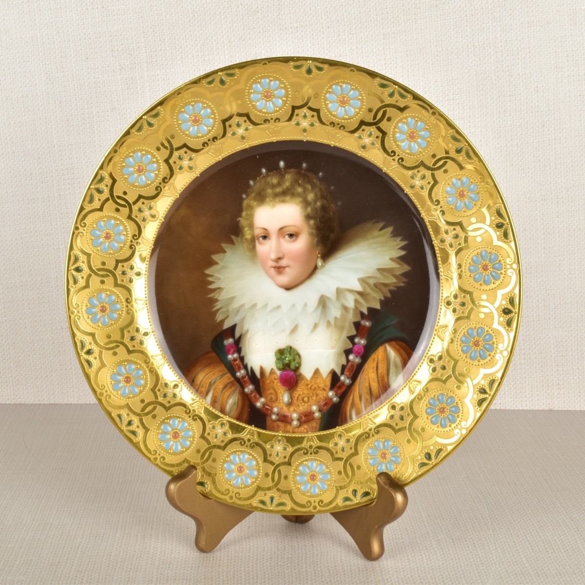 Royal Vienna Portrait Plate