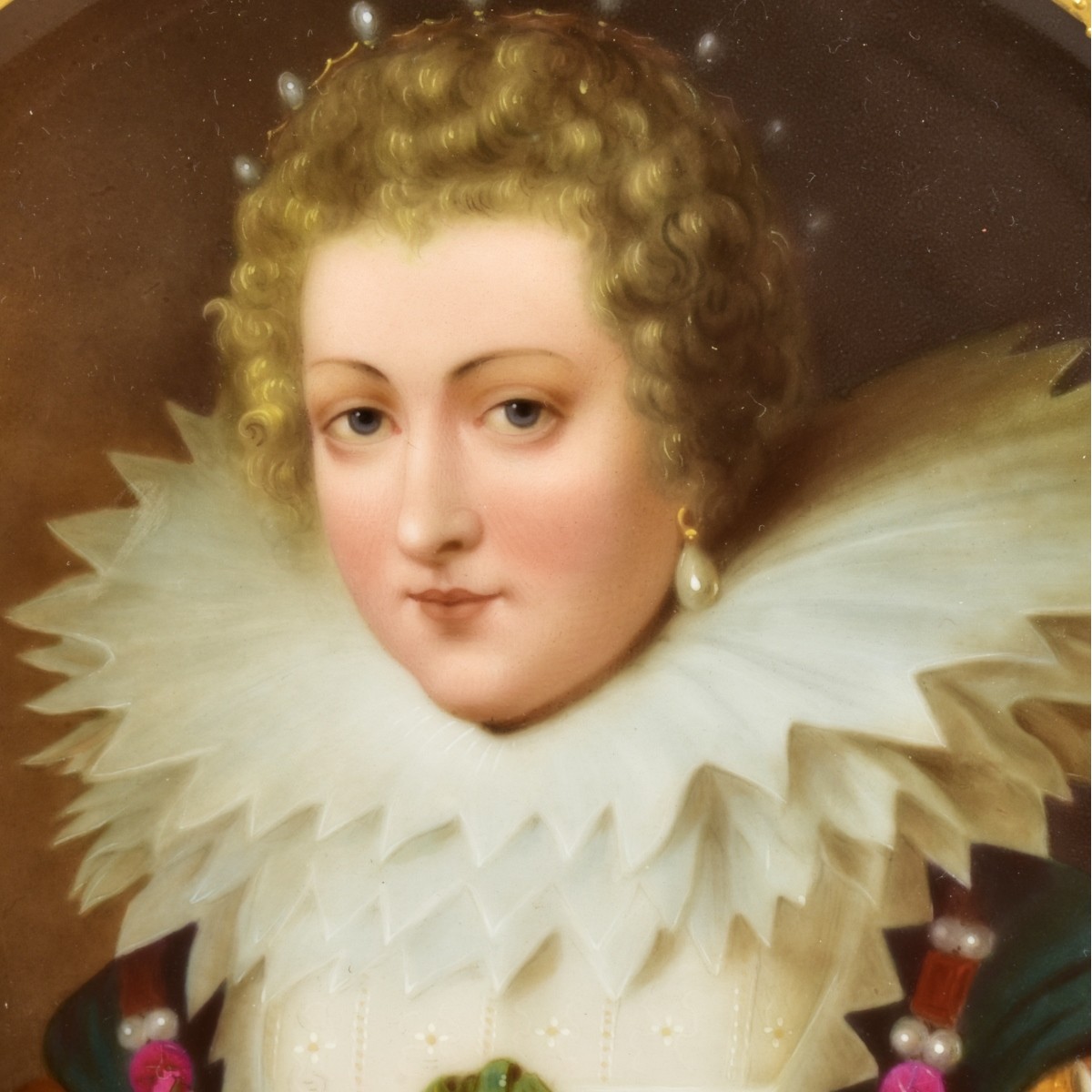 Royal Vienna Portrait Plate