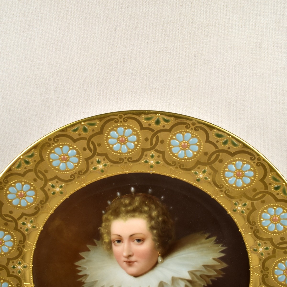 Royal Vienna Portrait Plate