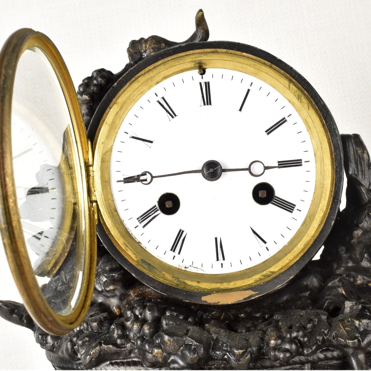 French Art Nouveau Figural Clock