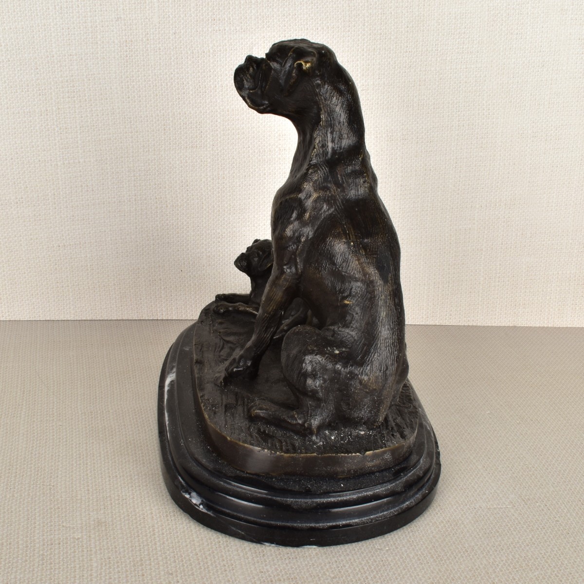 French Bronze Figurine of Dogs