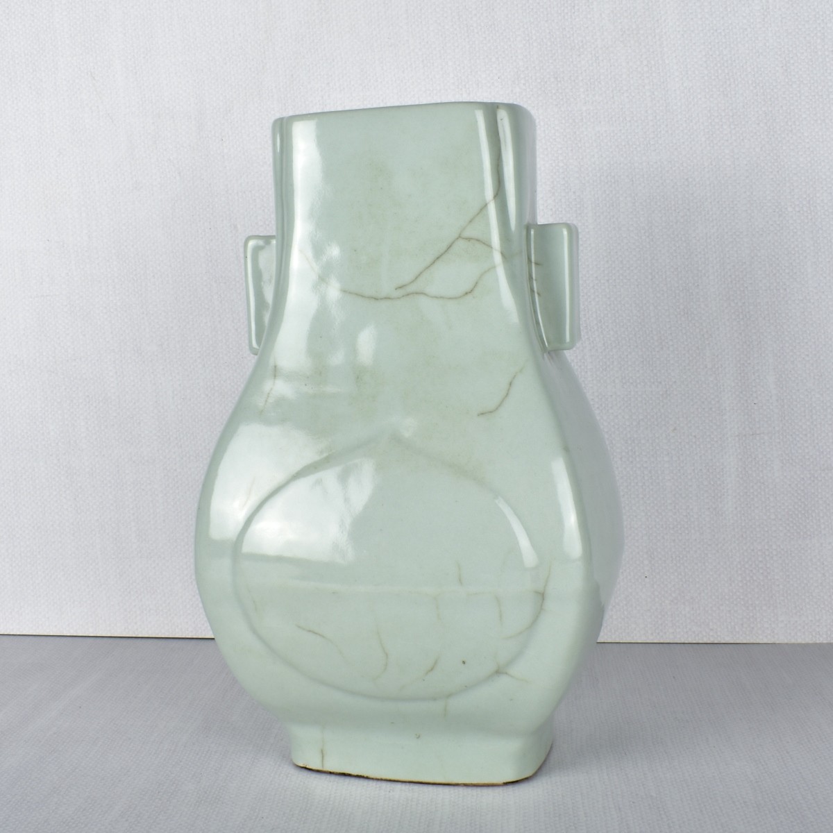 Chinese Hu Shaped Celadon Porcelain Vase