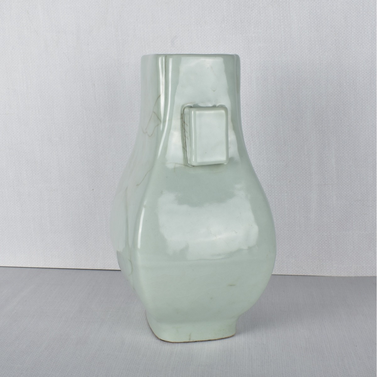 Chinese Hu Shaped Celadon Porcelain Vase