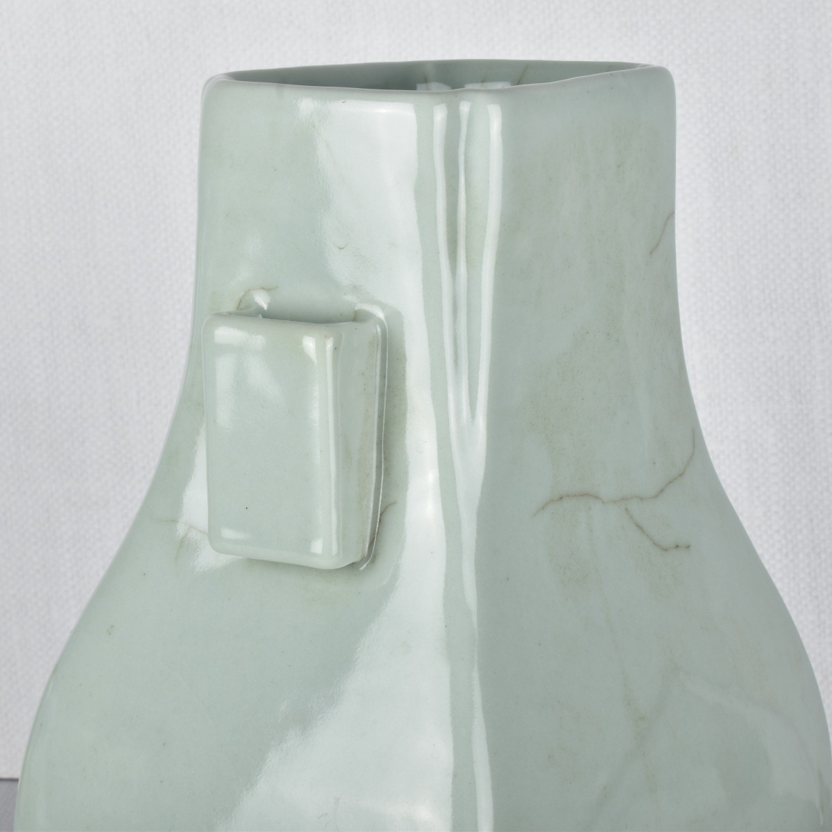 Chinese Hu Shaped Celadon Porcelain Vase