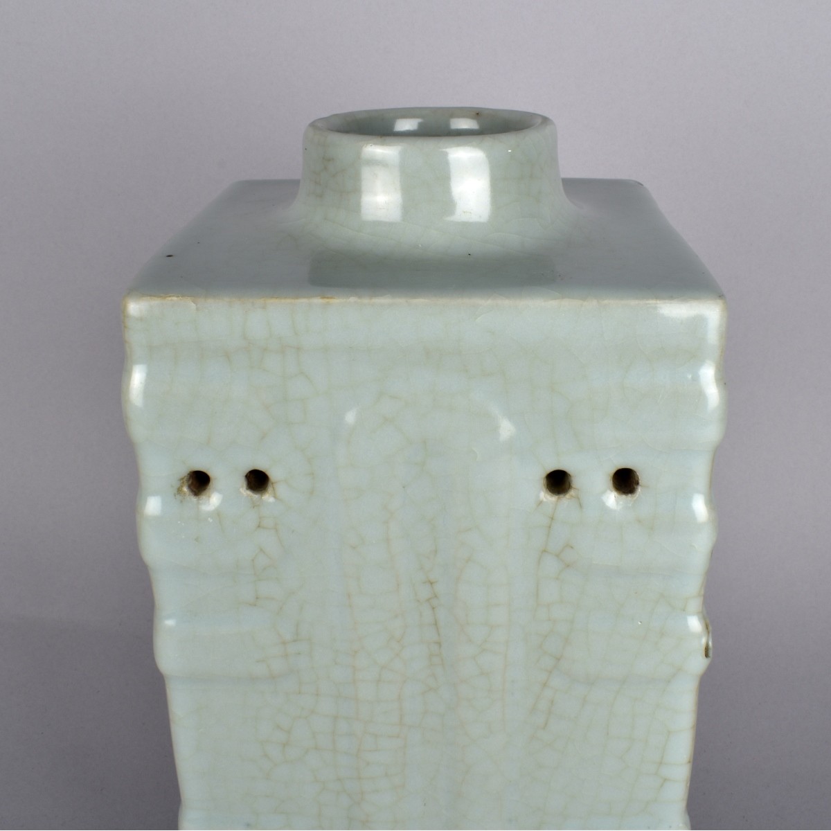 Chinese Celadon Porcelain Cong Vase