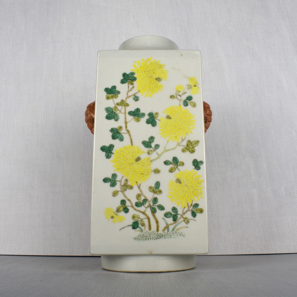 Chinese Famille Verte Porcelain Vase