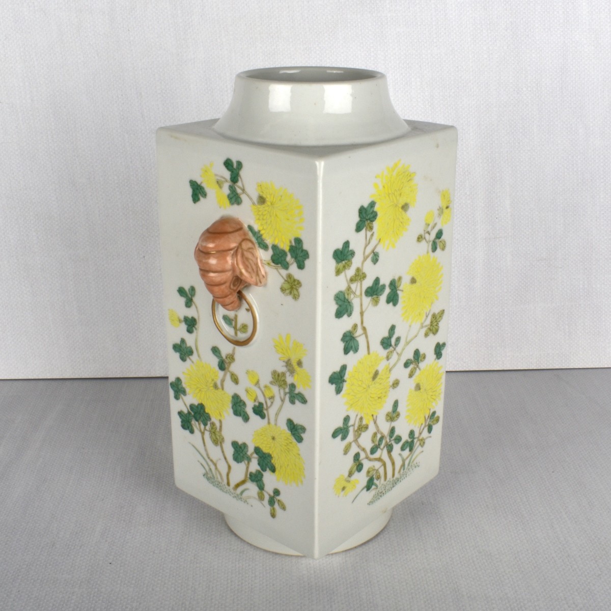 Chinese Famille Verte Porcelain Vase