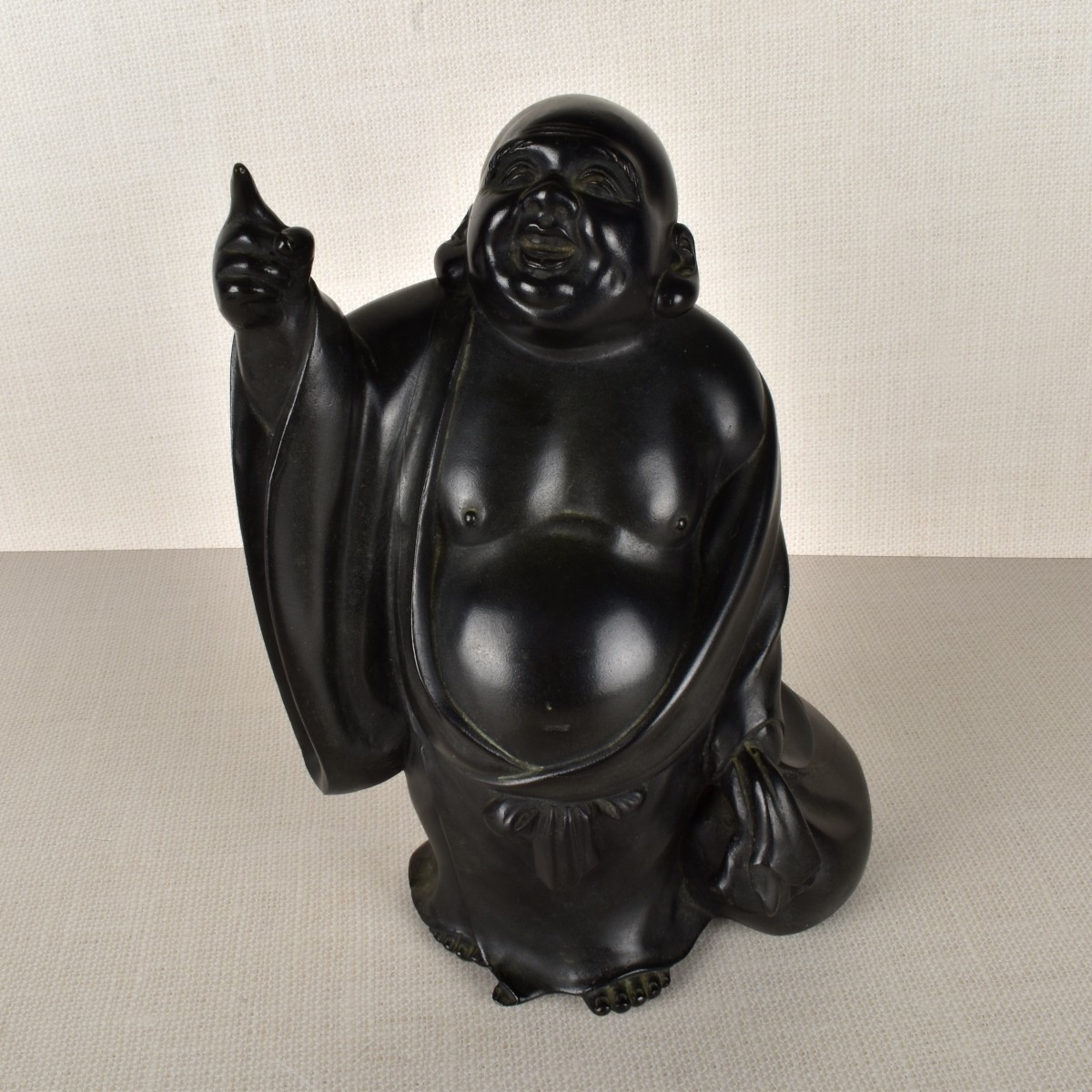 Antique Japanese Bronze Figure of Hotei