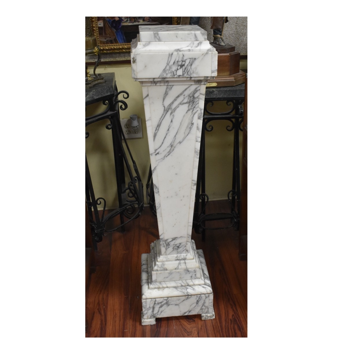 Antique Marble Pedestal