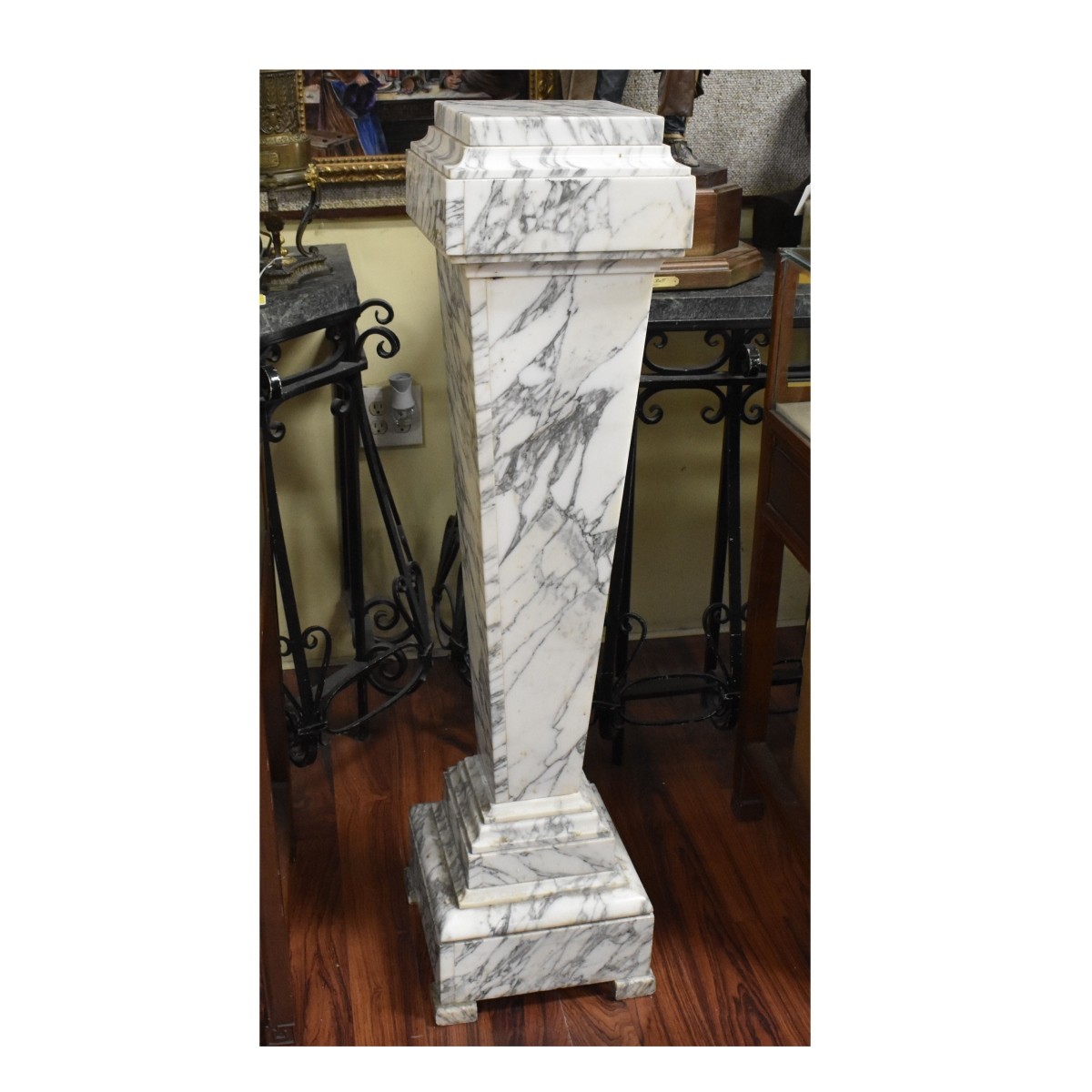 Antique Marble Pedestal