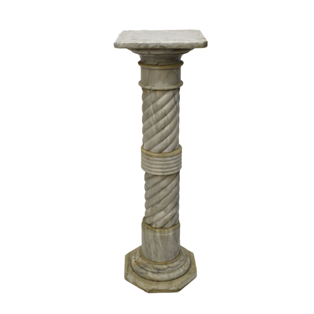 Antique Marble Pedestal