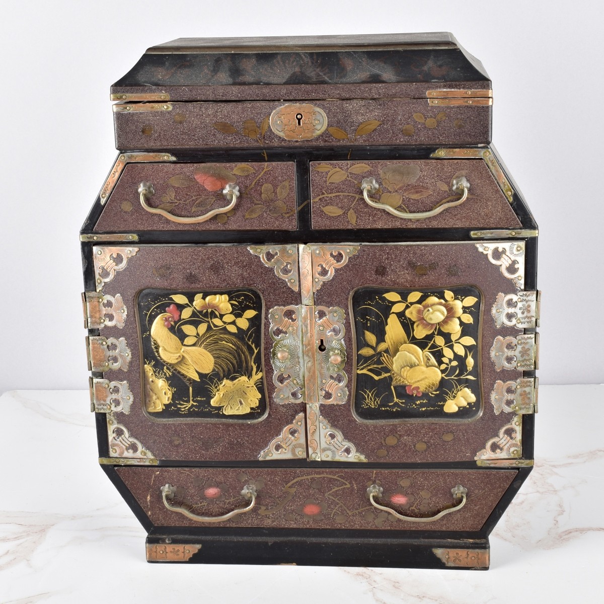 Antique Japanese Jewelry Box