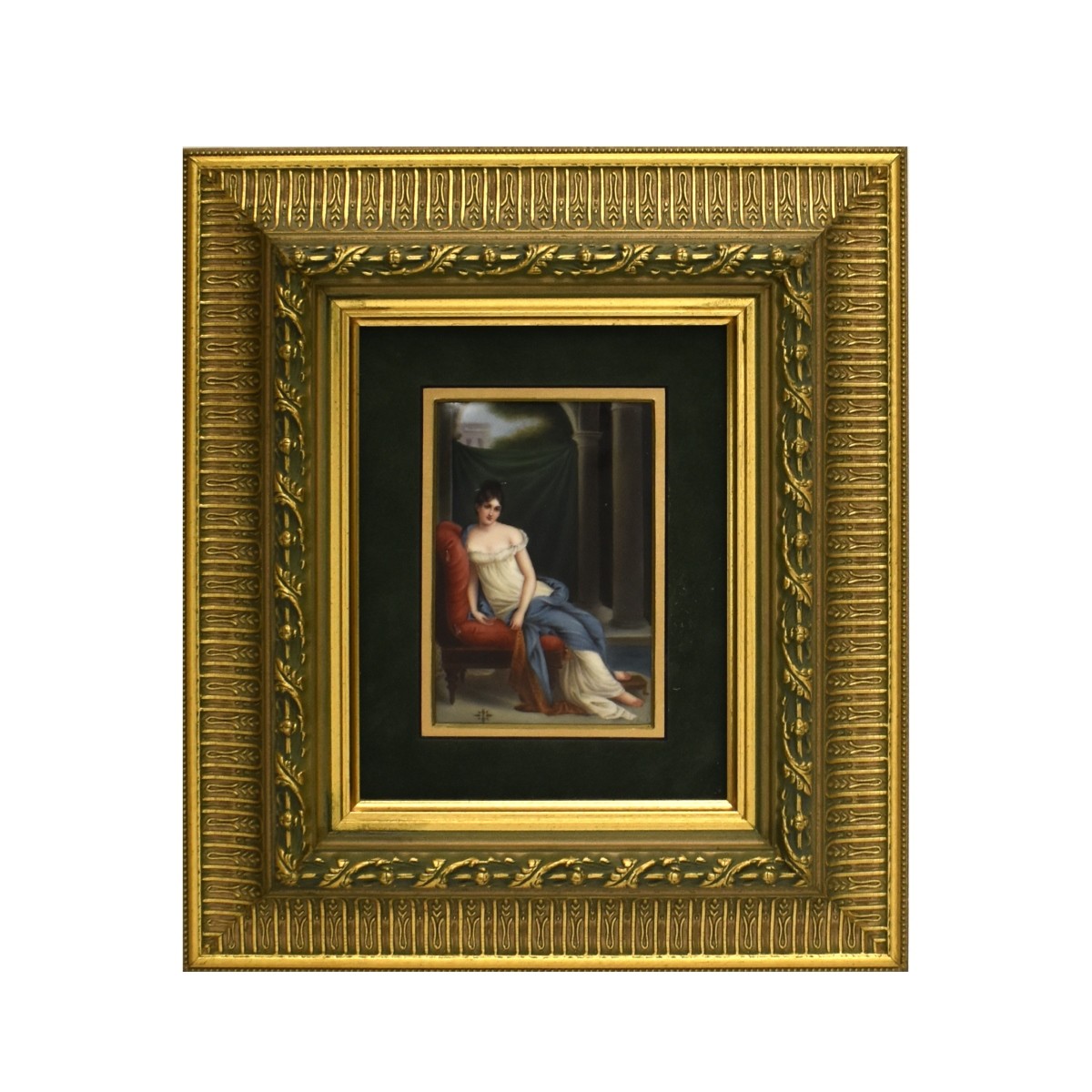 KPM Style Porcelain Plaque