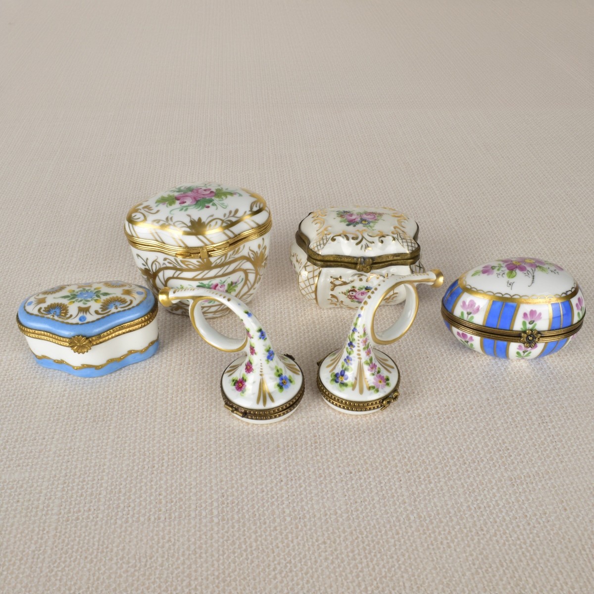 Miniature Porcelain Boxes