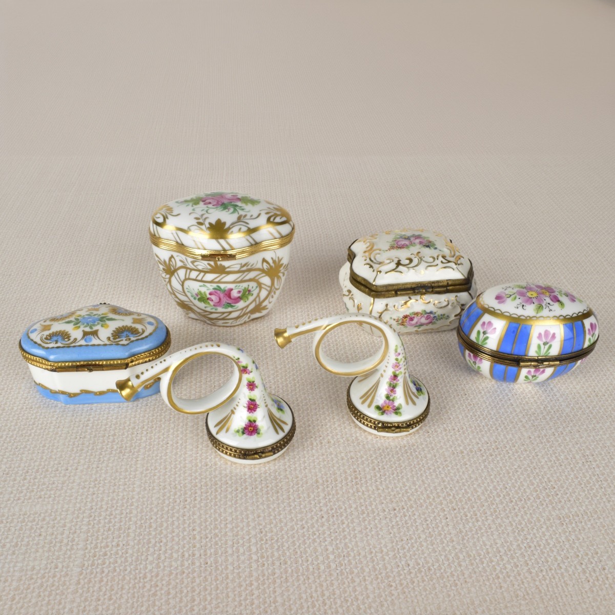 Miniature Porcelain Boxes