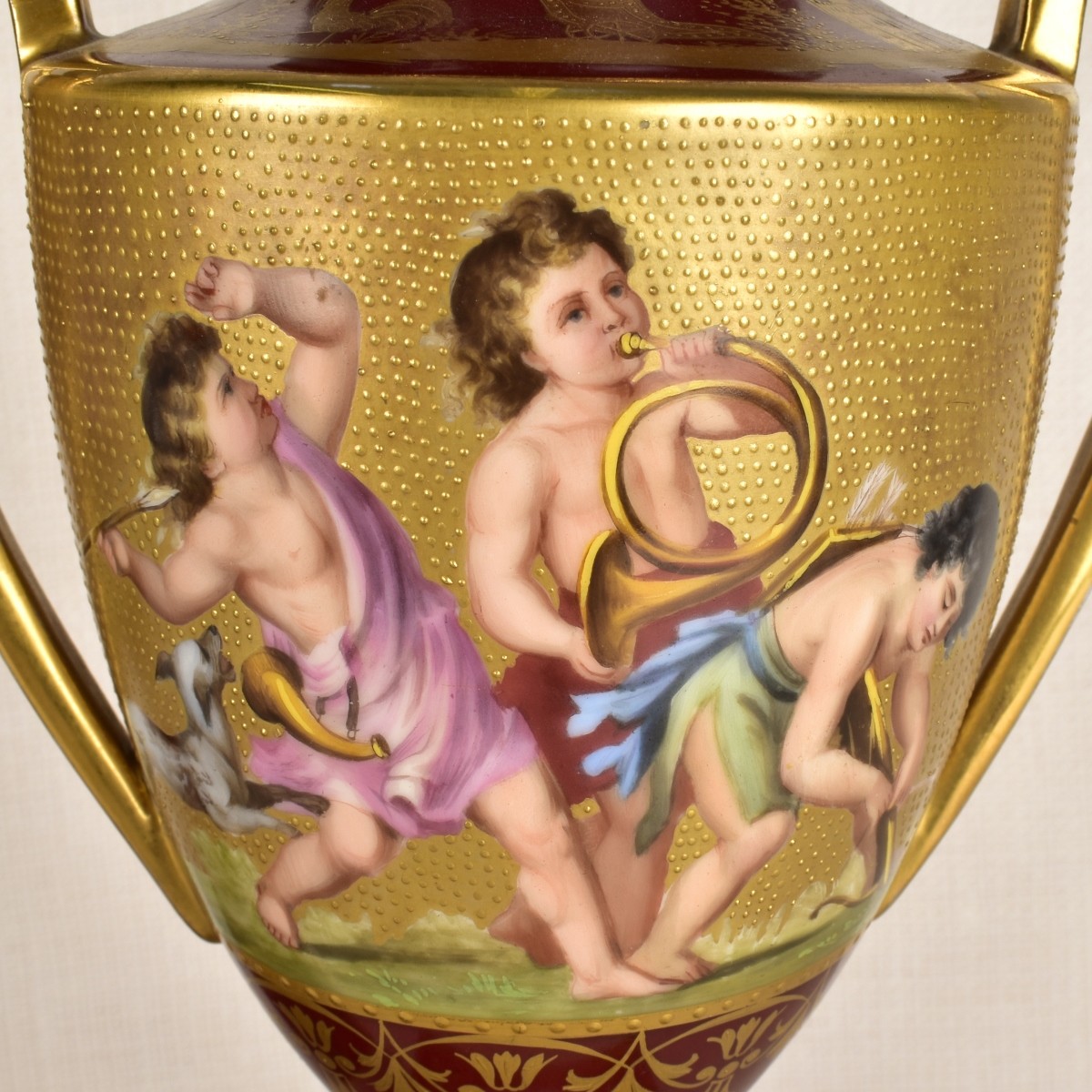 Pair of Royal Vienna Urns