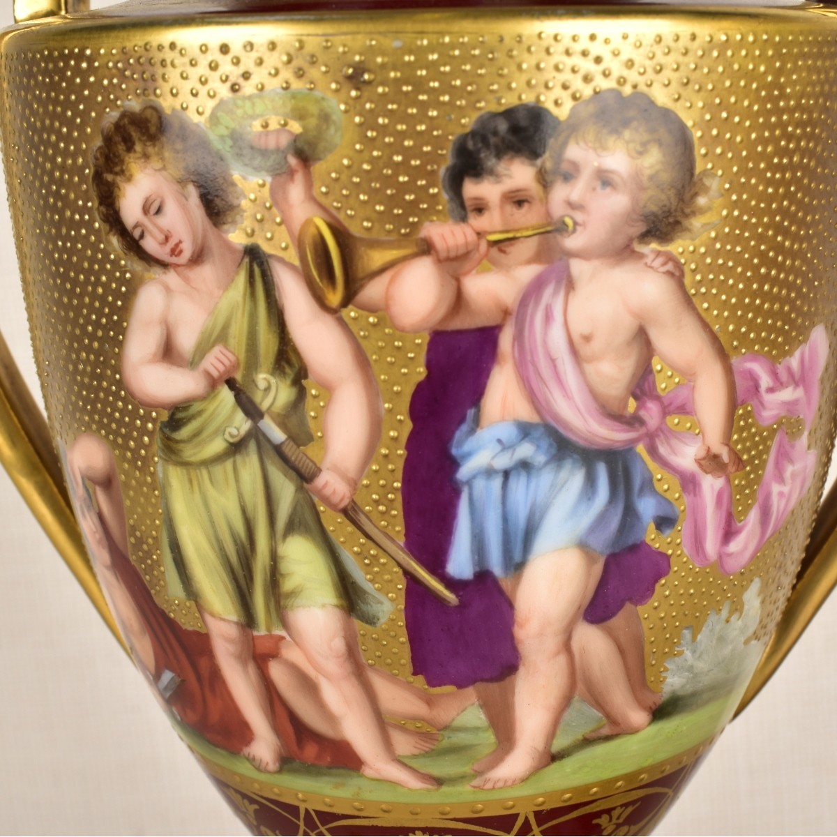 Pair of Royal Vienna Urns