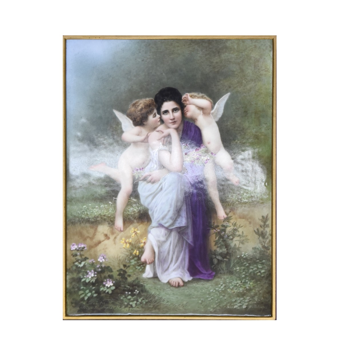 KPM Style Porcelain Plaque