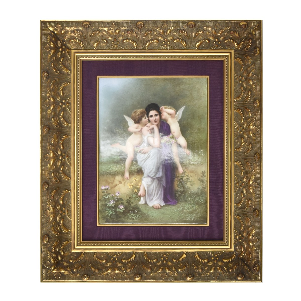 KPM Style Porcelain Plaque