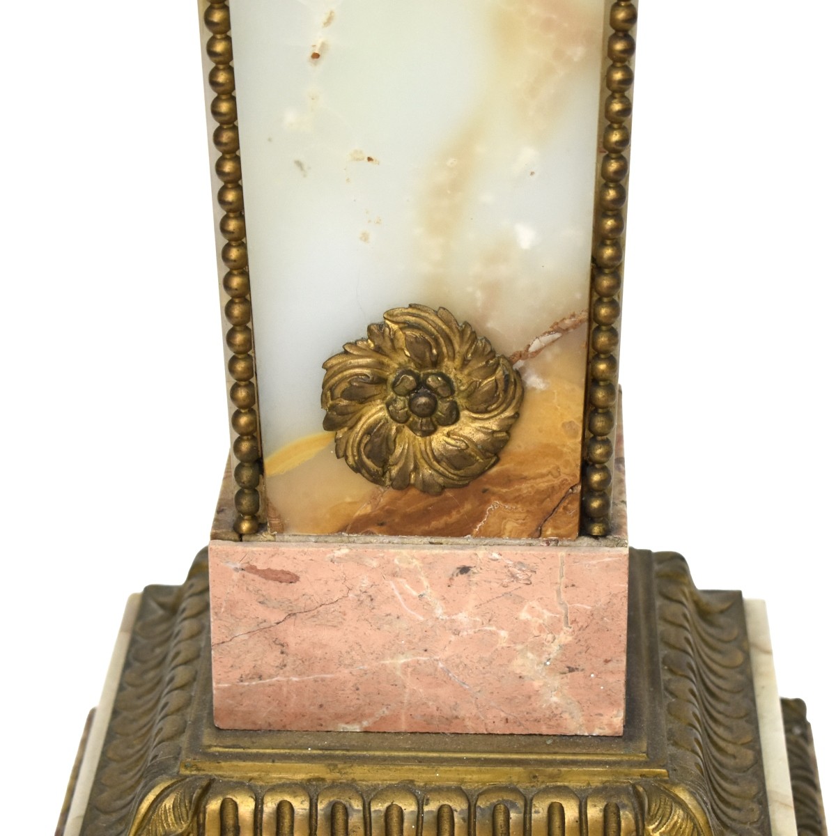 Marble Pedestal with Bronze Mounts