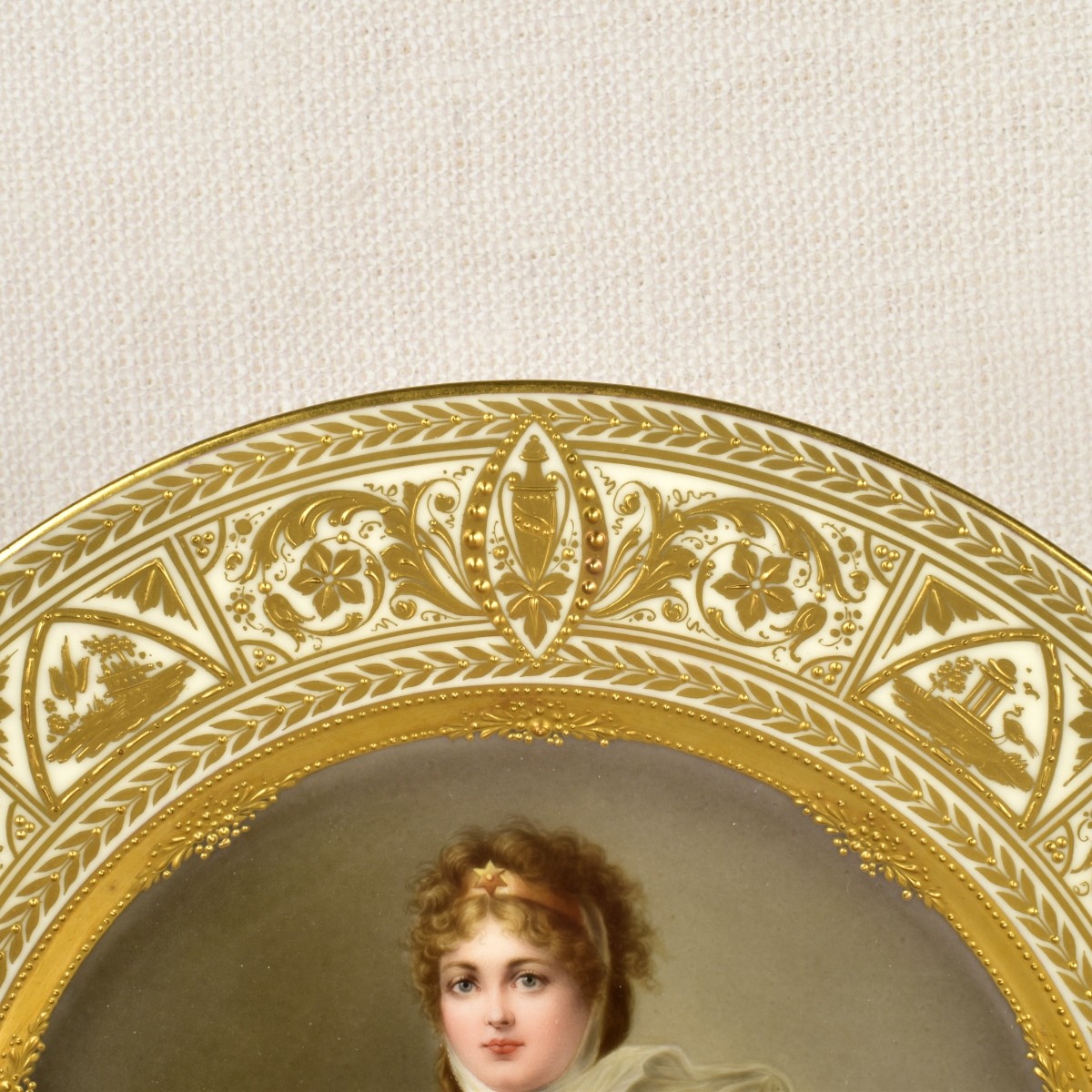 Royal Vienna Portrait Plate