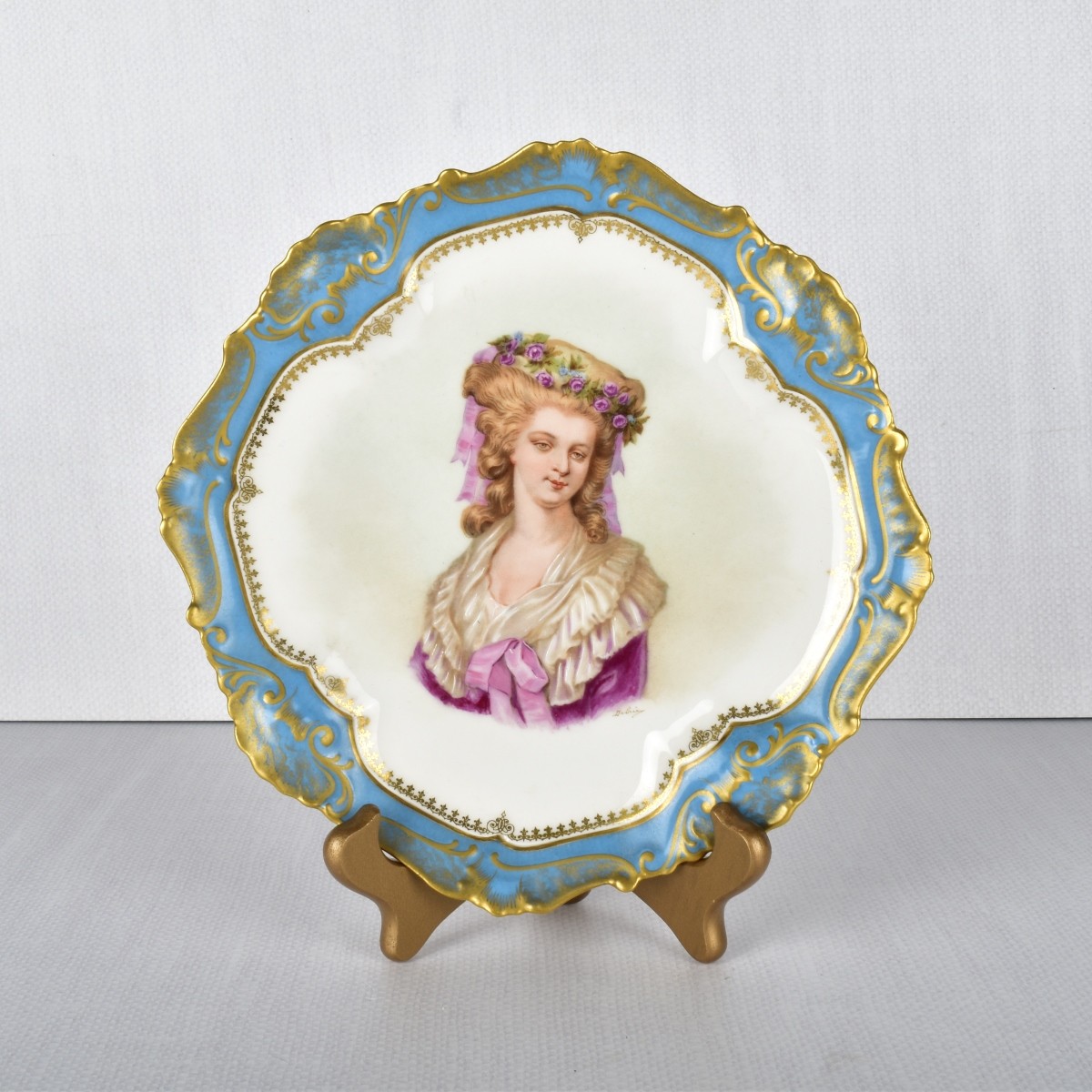 Sevres Portrait Plate