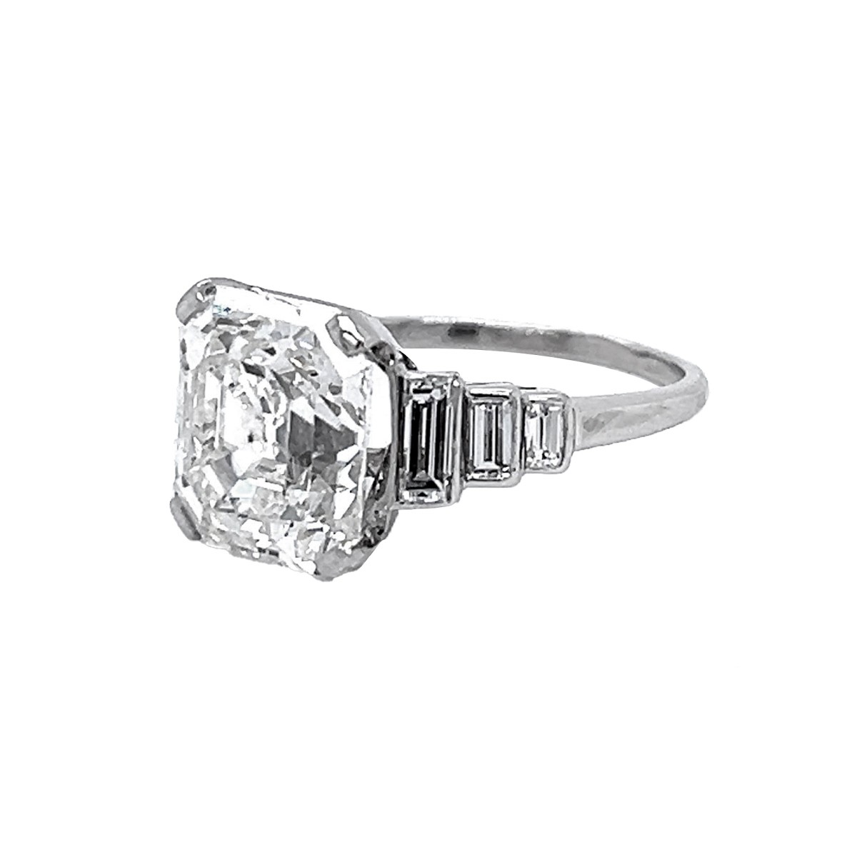 Cartier GIA Diamond and Platinum Ring