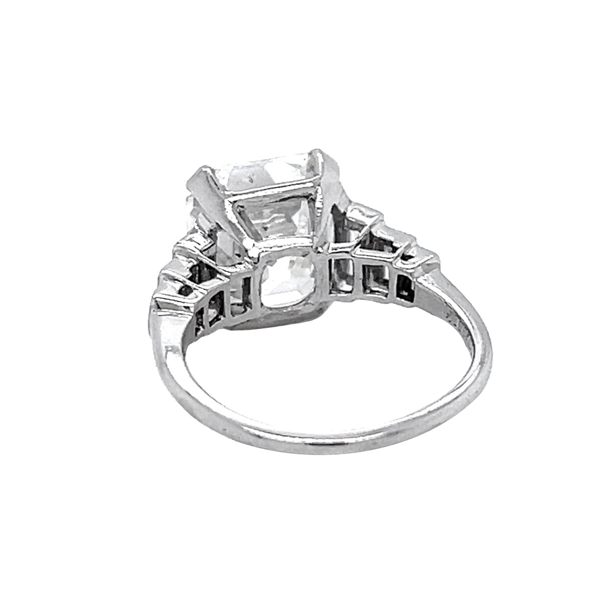 Cartier GIA Diamond and Platinum Ring